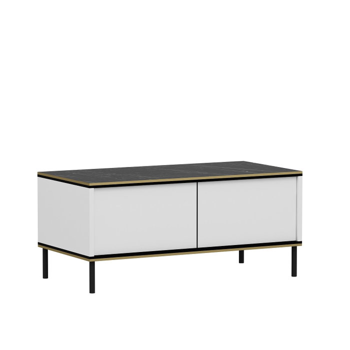 Hanah Home Imaj Mesa de centro Blanca Hanah Home Imaj Mesa de centro Blanca